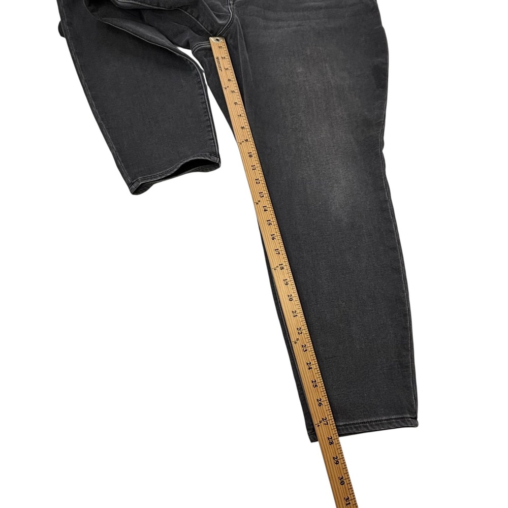 Old Navy Women Plus 24 Rockstar Super Skinny Gray Built-In‎ Warm Stretch Jeans - Picture 11 of 16